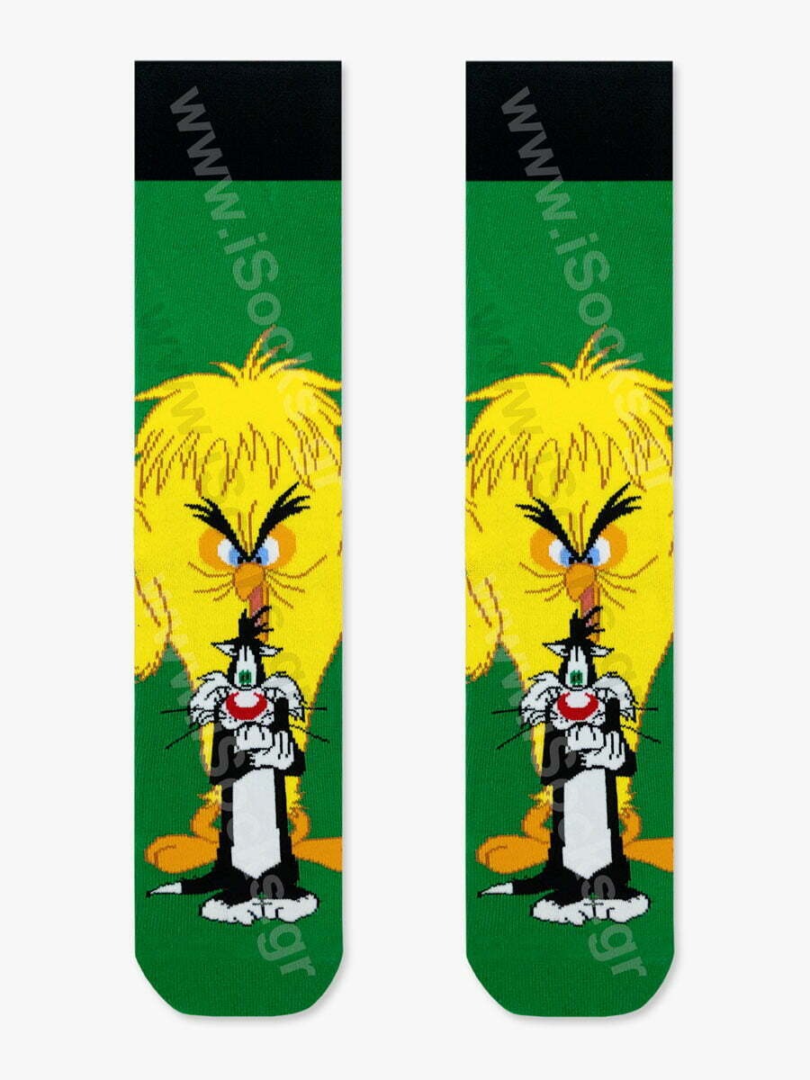 LOONEY TUNES Βαμβακερές Κάλτσες με Σχέδια Hyde & Go Tweet