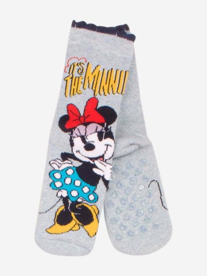 Disney Κάλτσες Παιδικές Minnie Mouse με Αντιολισθητικές Πατούσες