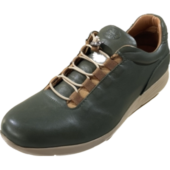Safe Step 40402 Γυναικεία Ανατομικά Sneakers Χακί Δερμάτινα