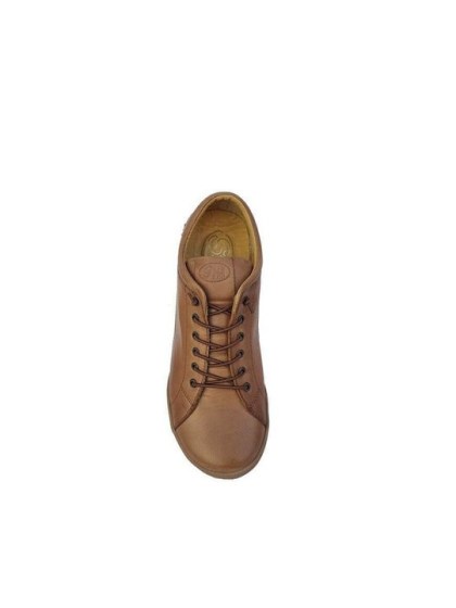 Ταμπά Δερμάτινα Ανατομικά Γυναικεία Sneakers με ελαστικά κορδόνια