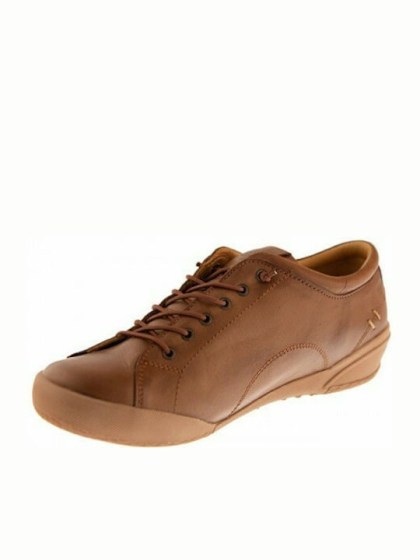 Ταμπά Δερμάτινα Ανατομικά Γυναικεία Sneakers με ελαστικά κορδόνια