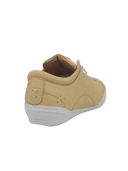 Safe Step 18403 Γυναικεία Δερμάτινα Ανατομικά Sneakers Χρώμα Gelato