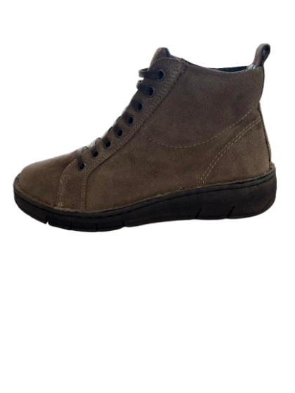 Relax Shoe 25513 Γυναικεία Δερμάτινα Μποτάκια Καφέ