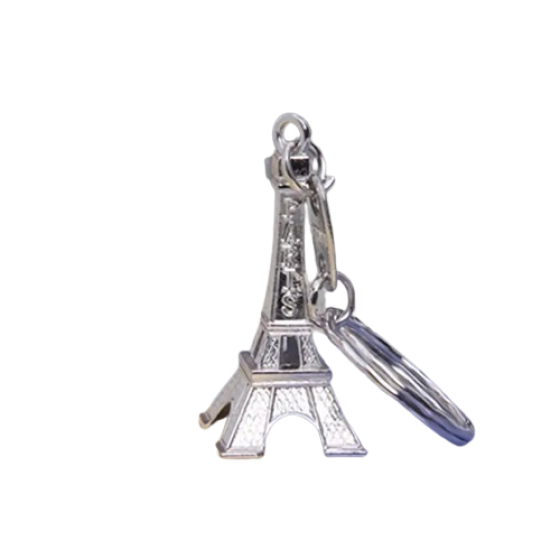 Eiffel Tower Μπρελόκ Μεταλλικό Ασημί 
