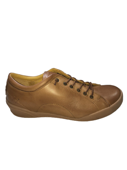 Ταμπά Δερμάτινα Ανατομικά Γυναικεία Sneakers με ελαστικά κορδόνια