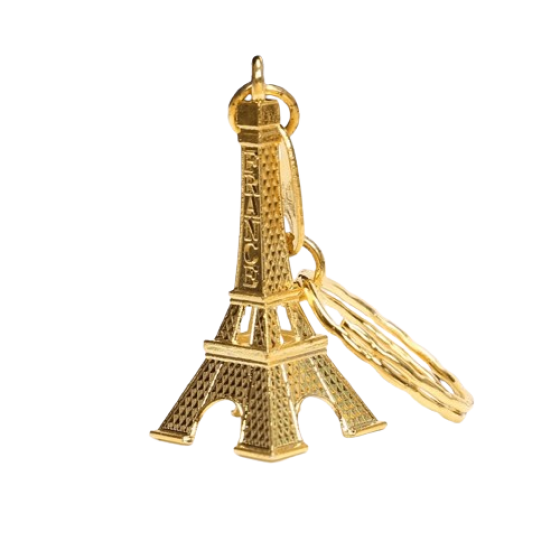 Eiffel Tower Μπρελόκ Μεταλλικό Χρυσό